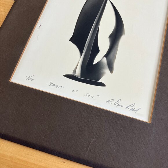 Spirit of the Sail Art Print Signed by Artist Robert Dow Reid 17/100 *Damaged - Picture 4 of 8